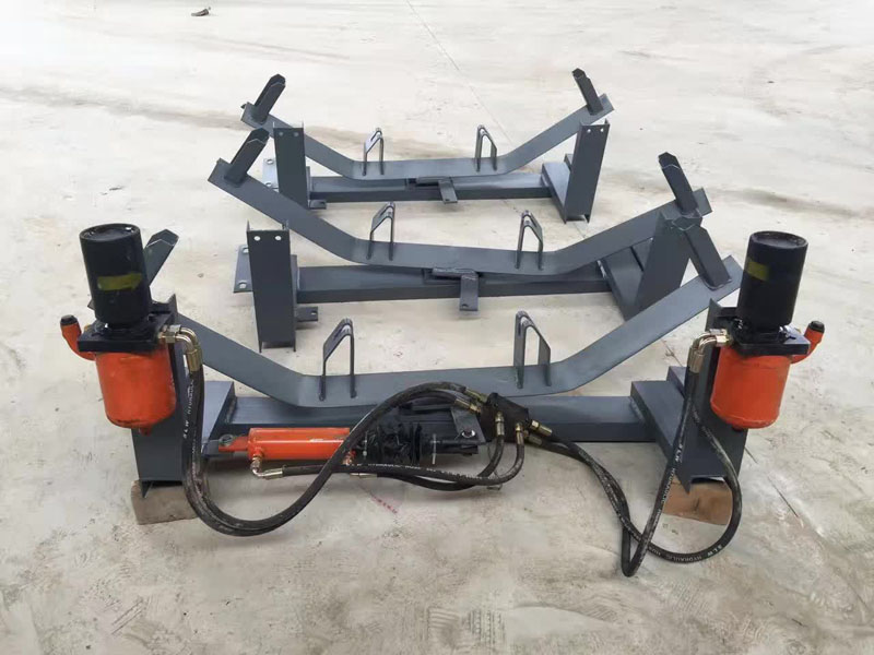Hydraulic rectification idler